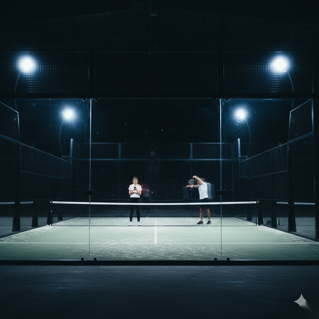 Night padel court